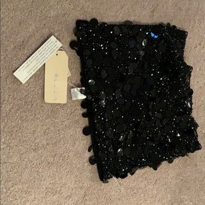 Great holiday Sequined tube top, lined